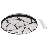 Plafon LAMPA sufitowa MINERAL LED C 03726 Ideus metalowa OPRAWA plafon LED 48W 3000K - 6500K okrągły IP44 biały czarny