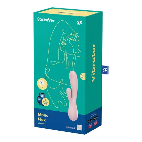 satisfyer mono flex 2 - silikonowy model dwusilnikowy z aplikacją na Arena.pl