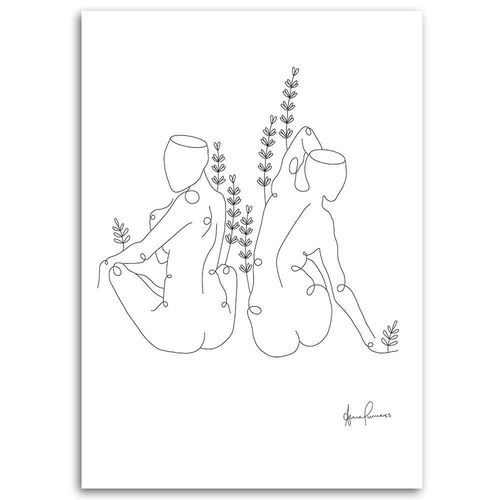 Deco Panel, Siostry minimalizm 70x100 na Arena.pl