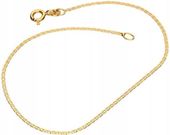 Złota bransoletka na rękę 585 splot marina gucci damski 19 cm na prezent