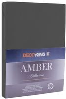 Prześcieradło DecoKing AMBER DIMGR 80-90x200+30