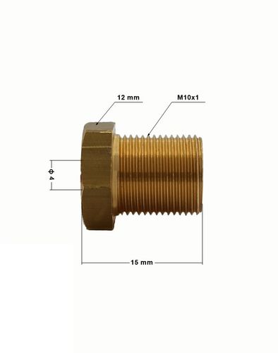 Końcówka dociskająca baryłkę - pierścień zacinający rury 4mm, M10x1 na Arena.pl