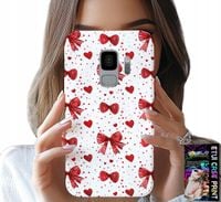 ETUI DO SAMSUNG GALAXY S9 - CZERWONE WSTĄŻKI WSTĄŻKA MODNE WZORY