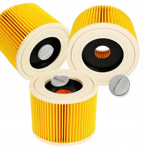 3x FILTR DO ODKURZACZA KARCHER WD3 MV2 MV3 WD2 3SZT PAPIEROWY na Arena.pl