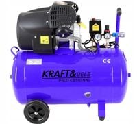 kompresor olejowy 100l niebieski kd4065