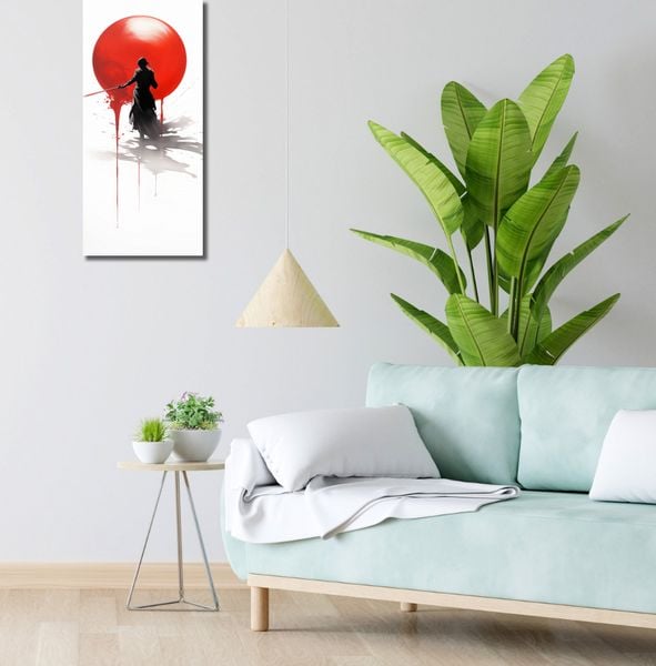 Obraz 30x70cm Samotny Samuraj zdjęcie 2