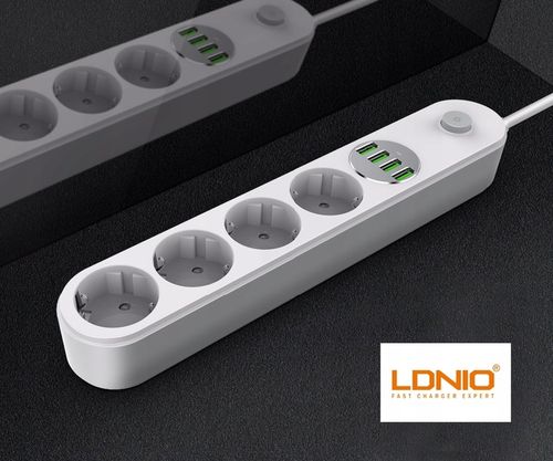 Listwa zasilająca 4 Gniazda + 4x USB Przedłużacz na Arena.pl