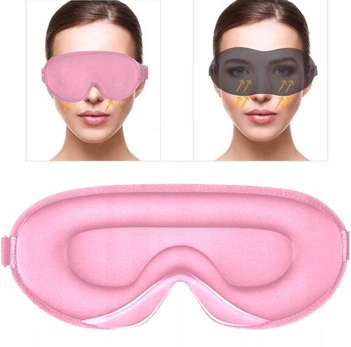 OPASKA NA OCZY DO SPANIA 3D MASKA ZACIEMNIAJĄCA REGULOWANA JAKOŚĆ PREMIUM na Arena.pl