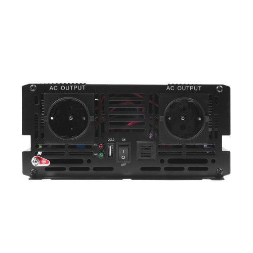 INWERTER GREEN CELL 24V 230V 2000W CZYSTA SINUSOIDA LED zdjęcie 2