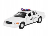Model 1:34 1999 FORD Crown Victoria POLICE biały