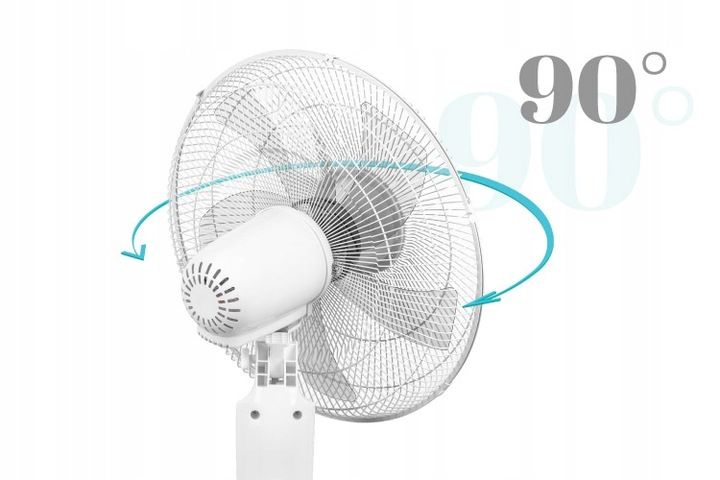 Wentylator podłogowy z sterowany pilotem, stojący TSA8024 czarny zdjęcie 10