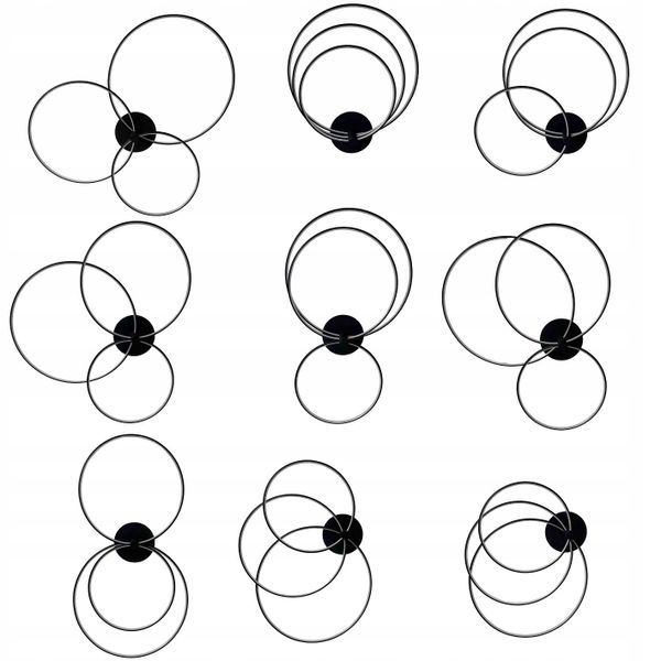 Nowoczesny żyrandol SILVA GO III okrąg ring 50/60/70cm plafon pilot zdjęcie 3