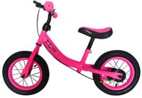 Rowerek biegowy R3 różowy R-Sport 12'' hamulec, dzwonek