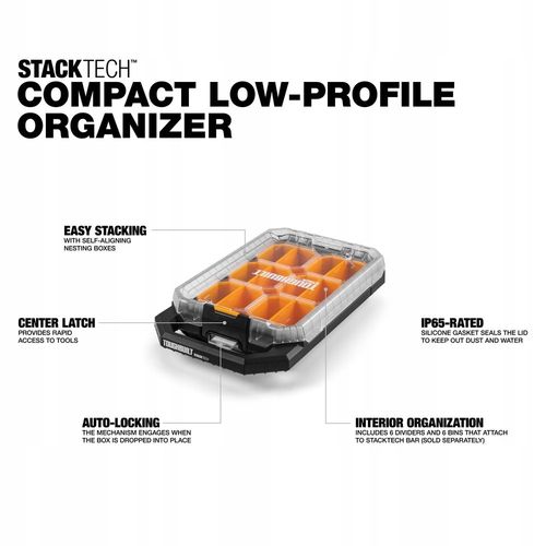 Organizer niski StackTech ToughBuilt TB-B1-O-10C na Arena.pl