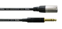 Kabel audio sygnałowy XLR JACK 6,3mm stereo 6m pozłacany REAN Cordial