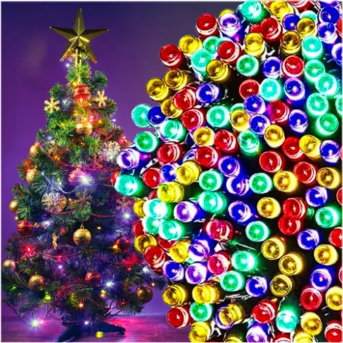 Lampki Świąteczne 500 Led Choinkowe Dekoracyjne IP44 Zewnętrzne 32m RGB na Arena.pl