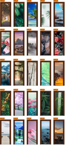 Naklejka samoprzylepna Okleina na Drzwi Szafę 3D na Arena.pl