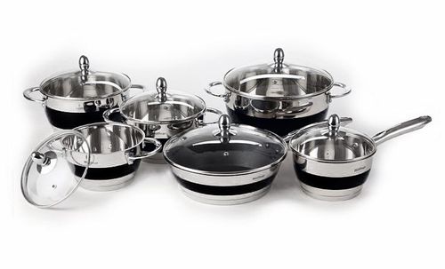 Garnki Edel Hoff Elegance Black 12 Ele. Eh-9079-Bk na Arena.pl
