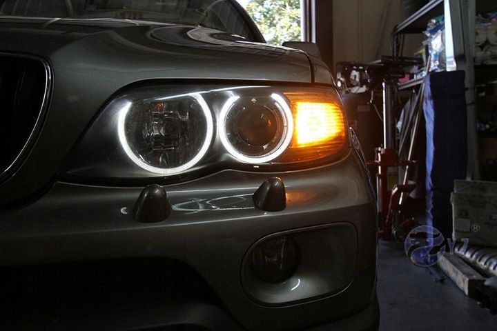 RINGI LED MARKER 10Wat BMW E39 E53 E60 E61 E65 E87 zdjęcie 5