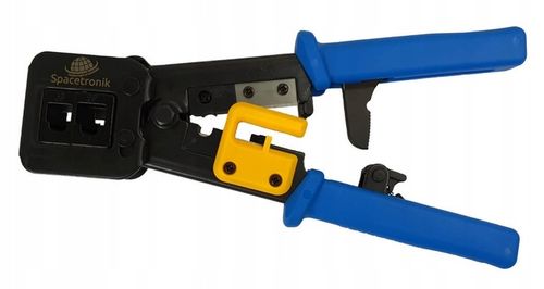 Zaciskarka RJ45 Przelotowa Złącz Wtyków RJ-45 Zaciskacz Złączek RJ 45 11 12 na Arena.pl