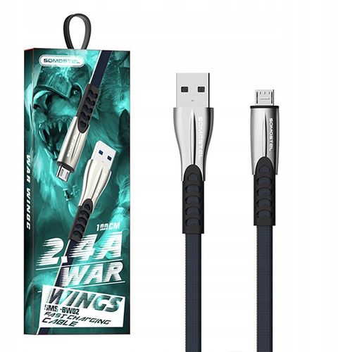 KABEL USB MICRO 2.4A 2400mAh QUICK CHARGER 3.0 1M na Arena.pl