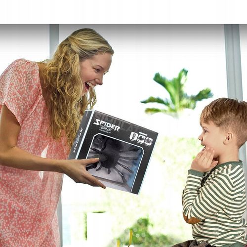 OGROMNY PAJĄK ZDALNIE STEROWANY ROZPYLA MGŁĘ ZIEJE PARĄ OCZY LED PILOT R/C na Arena.pl