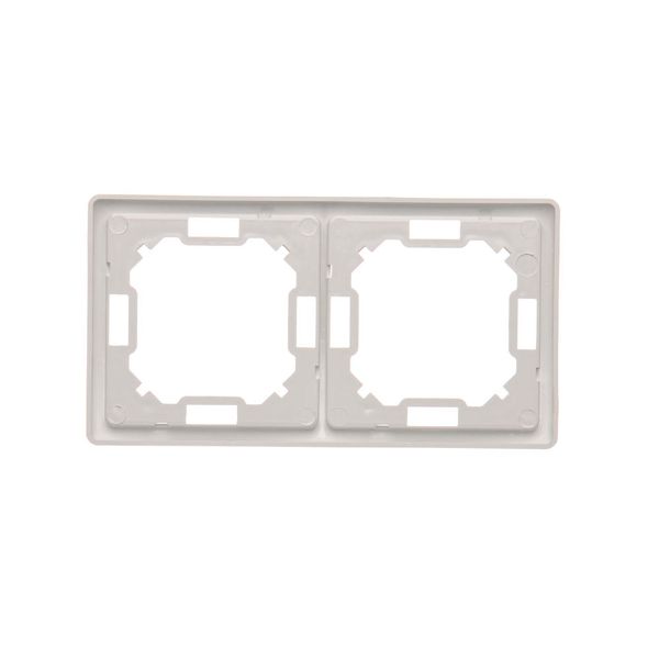 Basic ramka na 2-moduły BMR2/11 biały SIMON zdjęcie 3