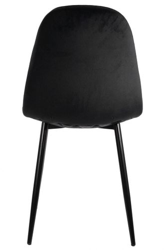 Krzesło tapicerowane GIULIA VELVET BLACK na Arena.pl