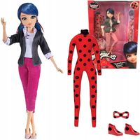 MIRACULUM ZESTAW LALKA MARINETTE I STRÓJ BIEDRONKA 26 CM