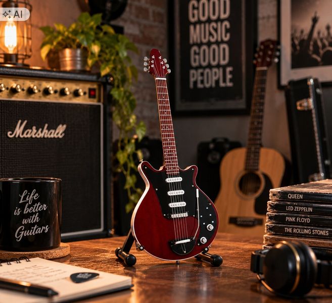 Mini gitara w stylu Queen Brian May MGT-0420 zdjęcie 4