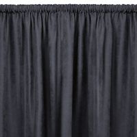 Zasłona MILANA szenilowa z tunelem 140x300 grafitowa wzór 1 Homede