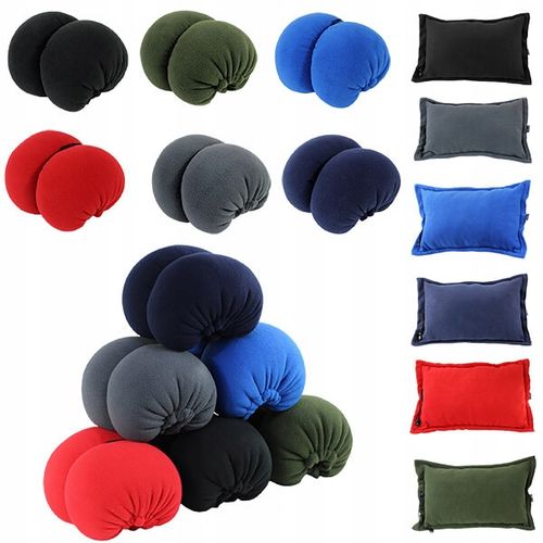 Poduszka turystyczna zagłówek podróżna antyalergiczna miękka polarowa SYLO na Arena.pl