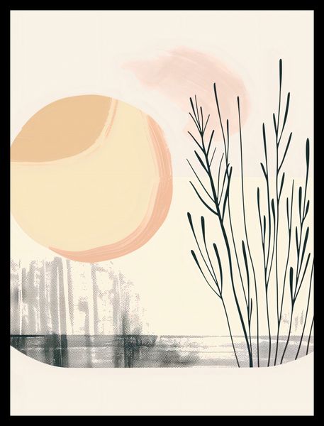 Plakat 60x80cm Pastelowy Wschód zdjęcie 2