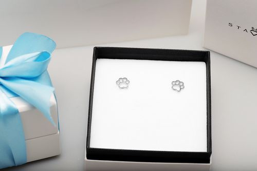 srebrne kolczyki staviori na Arena.pl