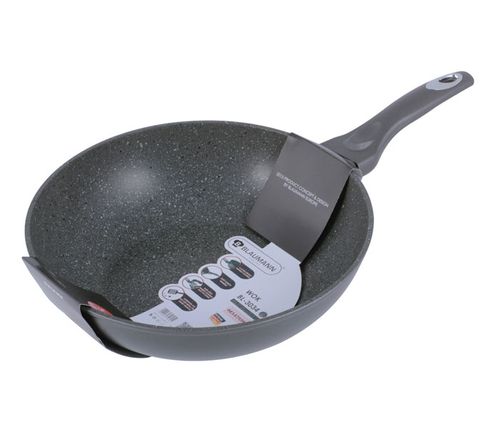 Wok BLAUMANN Gray Granit 28cm [BL-3034] na Arena.pl