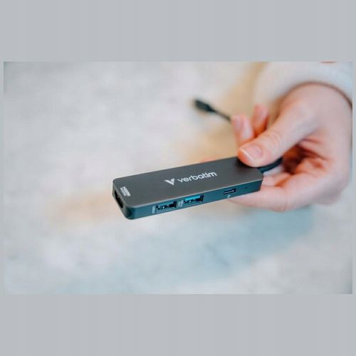 Hub USB Verbatim USB-C Essentials Multiport Hub 4 Port na Arena.pl