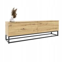 Nowoczesna szafka loftowa RTV 150cm dąb artisan