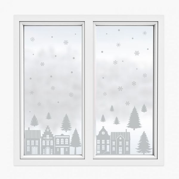 Naklejki Zimowe Domki SW039 zdjęcie 1