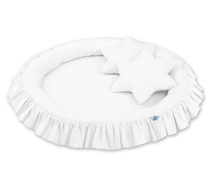 Gniazdko z falbanką - białe zdjęcie 8