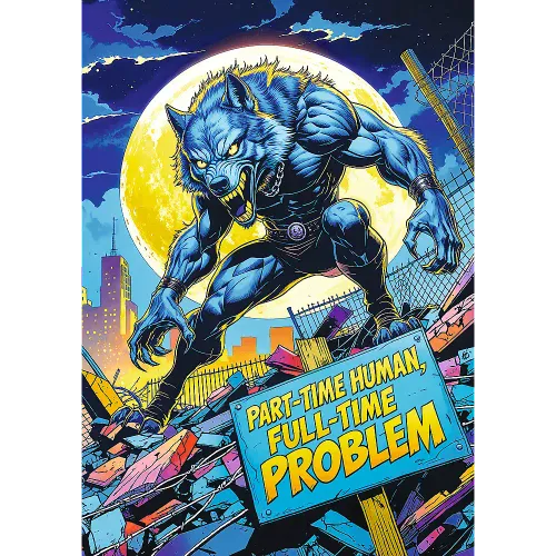 Puzzle Premium Plus Quality 1000 elementów. Hall of Horror. Wilkołak na Arena.pl