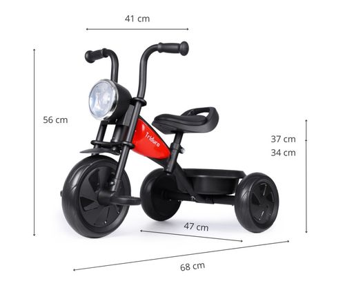 Qplay Rowerek Trójkołowy Triduro Red na Arena.pl