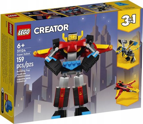LEGO Creator 3w1 Super Robot 31124 + Torba LEGO na Arena.pl