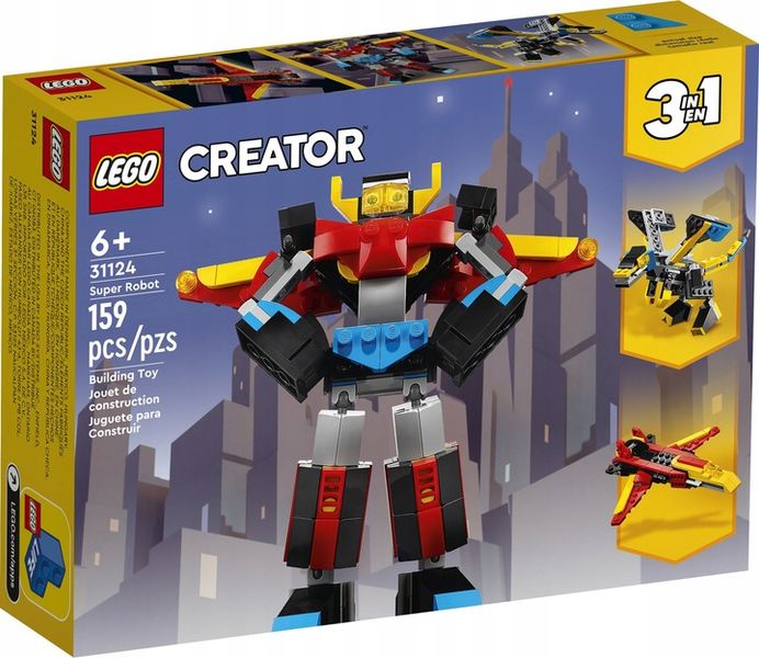 LEGO Creator 3w1 Super Robot 31124 + Torba LEGO zdjęcie 2