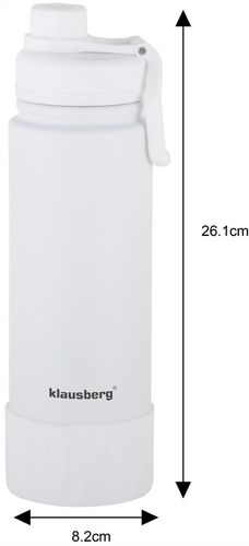 Butelka termiczna 720ml KLAUSBERG biała KB-7639 na Arena.pl