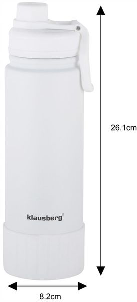 Butelka termiczna 720ml KLAUSBERG biała KB-7639 zdjęcie 8