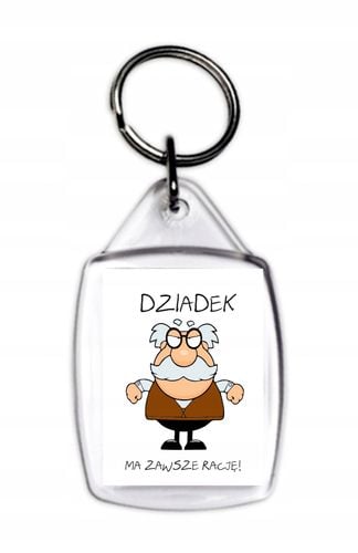 Brelok do kluczy prezent Dzień Babci i Dziadka HIT na Arena.pl