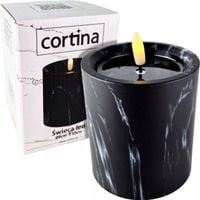 ŚWIECZKA NA BATERIE 10CM MARMURKOWA 2 X R6 BATERIE