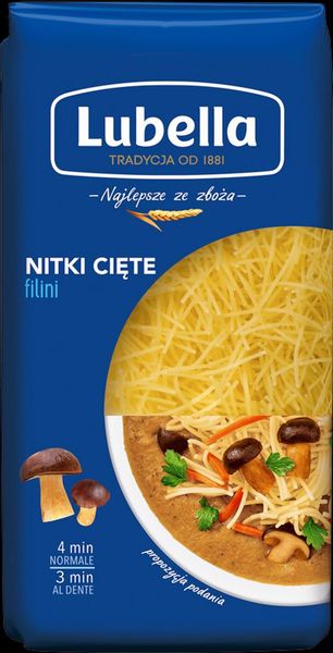 Lubella makaron nitka cięta 400g zdjęcie 2