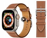 ELEGANCKI SKÓRZANY PASEK DO APPLE WATCH ULTRA 2 / ULTRA 49MM + SZKŁO