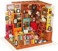 Domek Biblioteka drewniane Puzzle 3D do sklejenia